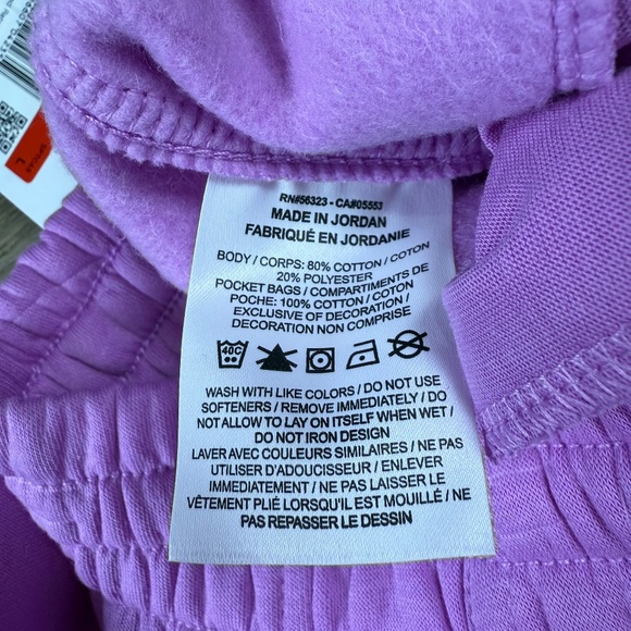 Nike Girls Loose Fit Sweatpants Size L Rush Fuchsia Back to School NWT Fleece - Picture 11 of 14